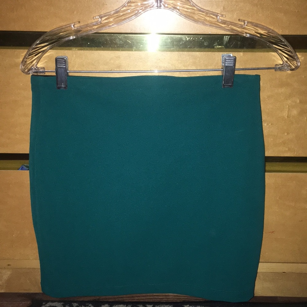 Forever 21 Green Mini Skirt